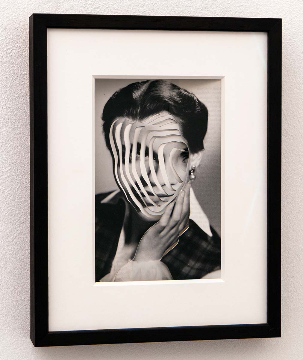 Karin Fisslthaler (2017), “Strange Feeling”, Cut Out & Collage, 18 x 12 x 2 cm