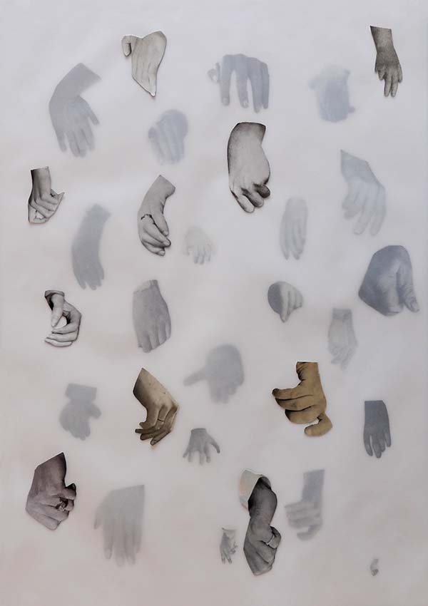 Karin Fisslthaler (2020), „Untitled“, Cut Out & Collage on Transparent Paper,  29,7 cm x 42,0 cm
